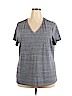 Lane Bryant Gray Short Sleeve T-Shirt Size 22 - 24 Plus - photo 1