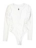 Forever 21 White One Piece Swimsuit Size L - photo 1