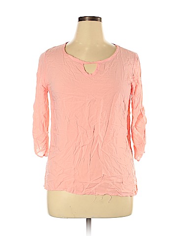 April USA 3/4 Sleeve Blouse (view 1)