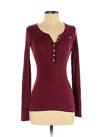 Hollister Long Sleeve Henley (view 1)