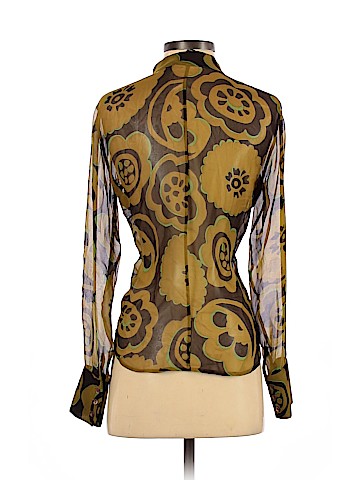 Etcetera Long Sleeve Silk Top (view 2)