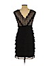 DressBarn 100% Polyester Black Cocktail Dress Size 10 (petite) - photo 2