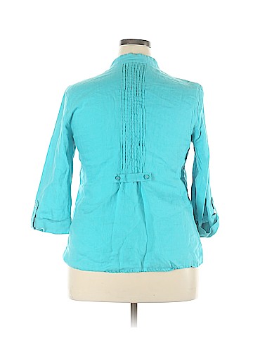 JM Collection 3/4 Sleeve Top (view 2)