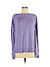 Diane von Furstenberg Purple Silk Pullover Sweater Size M - photo 1