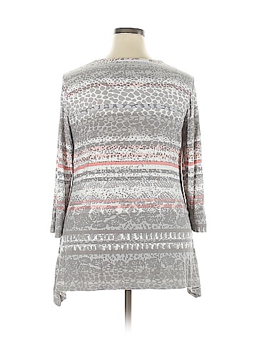 Ruby Rd. 3/4 Sleeve Top (view 2)