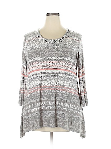 Ruby Rd. 3/4 Sleeve Top (view 1)