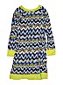 Haven girl Chevron-herringbone Blue Dress Size 14 - photo 2