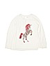 Justice Ivory Pullover Sweater Size 8 - photo 1