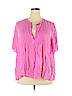 Old Navy Pink Short Sleeve Blouse Size XXL - photo 1