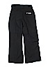 Columbia Solid Black Snow Pants Size 7 - 8 - photo 2