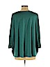 Eileen Fisher Teal 3/4 Sleeve Silk Top Size L - photo 2
