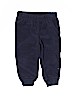 Carter's 100% Polyester Solid Blue Fleece Pants 9-12 MO / 12 MO - photo 1