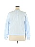 Gap 100% Cotton Blue Long Sleeve Blouse Size XXL - photo 2