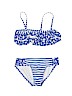 Cat & Jack Blue Two Piece Swimsuit Size 6 - 6X - photo 1