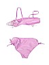 Cat & Jack Purple Two Piece Swimsuit Size 4 - 5 - photo 2