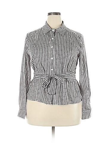 Misslook Long Sleeve Button-Down Shirt (view 1)