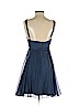 BCBGMAXAZRIA 100% Silk Blue Casual Dress Size 2 - photo 2