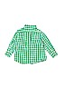 Crewcuts 100% Cotton Checkered-gingham Green Long Sleeve Button-Down Shirt Size 2 - photo 2