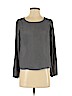 Forever 21 100% Polyester Gray Long Sleeve Blouse Size S - photo 1