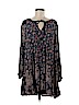 Free People 100% Rayon Blue Casual Dress Size M - photo 1