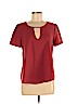 Forever 21 Red Short Sleeve Blouse Size M - photo 1