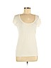 W by Worth Ivory Short Sleeve Top Size M - photo 1