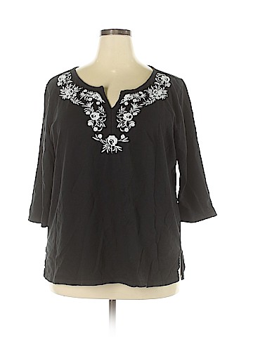 Talbots 3/4 Sleeve Top (view 1)