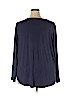 Cupio Blue Long Sleeve Top Size 2X - photo 2