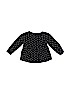 Old Navy 100% Cotton Black Long Sleeve Blouse Size 6-12 mo - photo 2