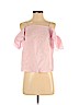 H&M Pink Short Sleeve Blouse Size 4 - photo 1