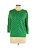 Ellen Tracy Green Cardigan Size L - photo 1