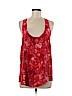 Joie 100% Silk Red Sleeveless Silk Top Size M - photo 1