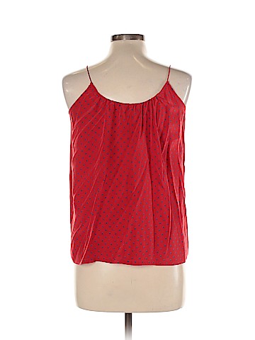 Tucker Sleeveless Silk Top (view 2)