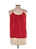 Tucker 100% Silk Red Sleeveless Silk Top Size S - photo 2