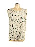 Pleione 100% Rayon Ivory Short Sleeve Blouse Size XL - photo 1