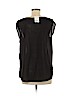 H&M 100% Polyester Black Short Sleeve Blouse Size M - photo 2