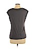 Ann Taylor Gray Short Sleeve Top Size L (petite) - photo 2