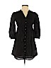 H&M 100% Cotton Black Casual Dress Size 4 - photo 1