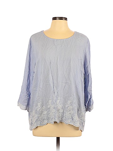 Saint Tropez 3/4 Sleeve Blouse (view 1)
