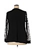 City Chic Black Long Sleeve Top Size 18 - photo 2