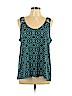 H&M 100% Polyester Blue Sleeveless Blouse Size L - photo 1
