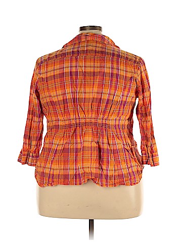 Lane Bryant Long Sleeve Button-Down Shirt (view 2)