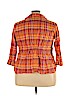 Lane Bryant 100% Cotton Orange Long Sleeve Button-Down Shirt Size 22 - 24 Plus - photo 2