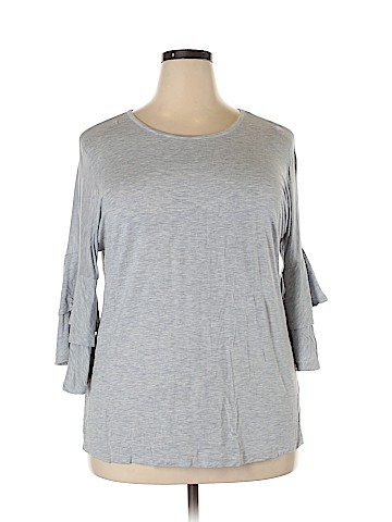 Bobeau 3/4 Sleeve Top (view 1)