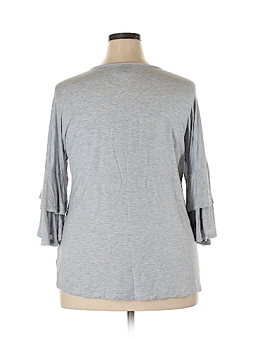 Bobeau 3/4 Sleeve Top (view 2)