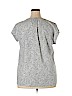 Hilary Radley Gray Short Sleeve Blouse Size XXL - photo 2