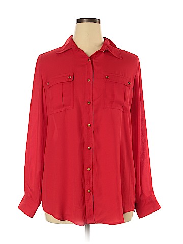 Ashley Stewart Long Sleeve Blouse (view 1)