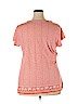 Lucky Brand Pink Short Sleeve Top Size 2X - photo 2