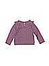 Cat & Jack Graphic Purple Pullover Sweater 12-18 MO / 18 MO - photo 2