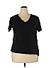 Double Zero 100% Cotton Black Short Sleeve T-Shirt Size 2X - photo 1